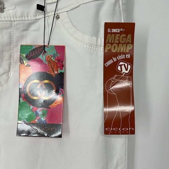 Ciclon jeans NWT women’s juniors 13 mega pomp skinny - Picture 2 of 10